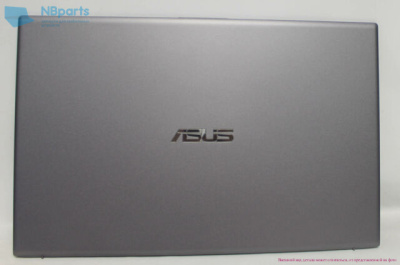 Крышка матрицы Asus Vivobook X512 серая, с рамкой