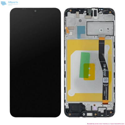 Дисплей Samsung Galaxy M20 (SM-M205F) Черный  (Сервисный оригинал) в раме