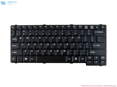 Клавиатура для ноутбука Toshiba Satellite L100, чёрная, RU