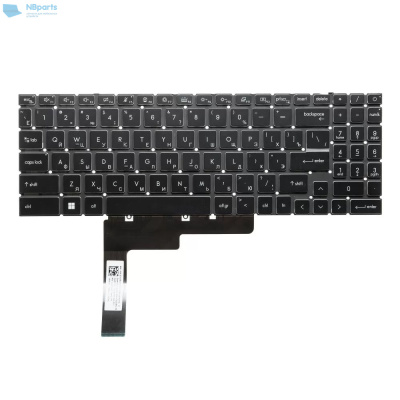 Клавиатура для ноутбука MSI Modern 15 B5M, чёрная, с подсветкой, RU (MZ)