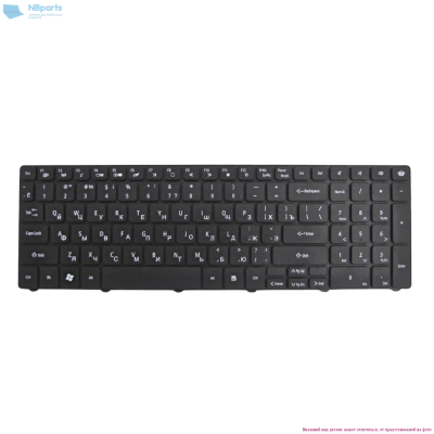 Клавиатура для ноутбука Packard Bell EasyNote TM85 TE11 LE11, чёрная, RU