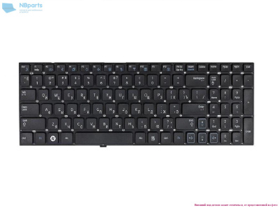 Клавиатура для ноутбука Samsung RC510, RV515, чёрная, с подсветкой, RU