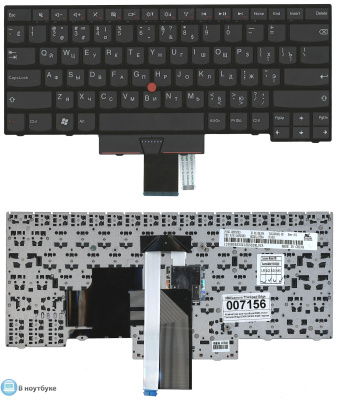 Клавиатура для ноутбука Lenovo ThinkPad Edge E430, чёрная, с рамкой, RU 