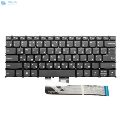 Клавиатура для ноутбука Lenovo Yoga Slim 7-14IIL05 серая, с подсветкой, RU