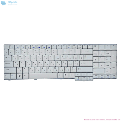 Клавиатура для ноутбука ACER Aspire 7520 9400, серая,  RU