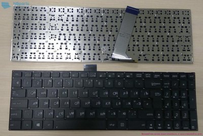 Клавиатура для ноутбука ASUS VivoBook X502, чёрная, большой Enter, RU