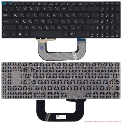 Клавиатура для ноутбука ASUS VivoBook 17 X705U чёрная, RU